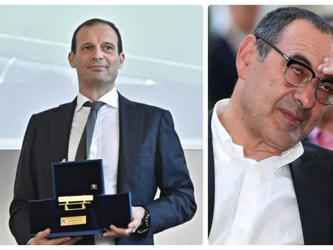 Sarri ngán ngẩm khi để tuột 'Chiếc ghế vàng' vào tay Allegri