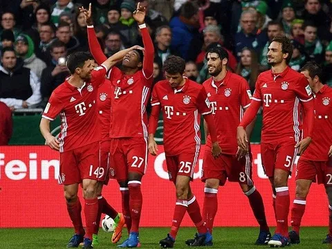 Sau vòng 18 Bundesliga: Bayern thắng nhọc; Dortmund "chết" vì chủ quan