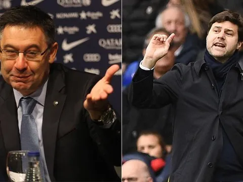 Sếp lớn Barca 'thắt chặt' mối quan hệ với Pochettino