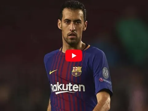 Sergio Busquets vẫn rất đẳng cấp trong mùa 2017/18