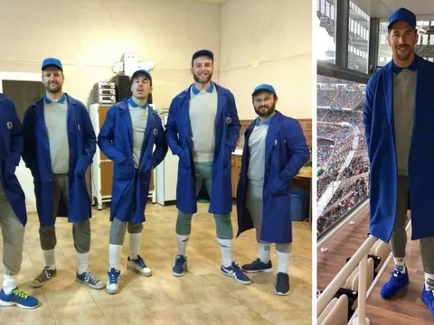 Sergio Ramos lại chơi trội với trang phục "Super Mario"