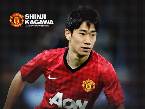 Shinji Kagawa khi còn khoác áo Man Utd