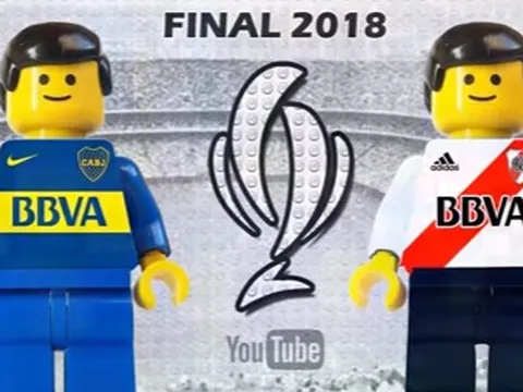 Siêu kinh điển giữa Boca và River Plate theo phong cách lego