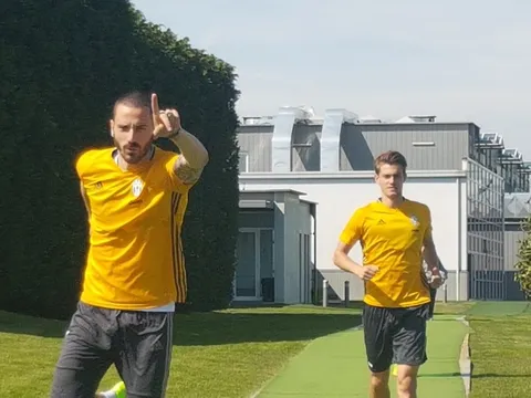 Siêu sao hội ngộ, Juventus hăng hái tập luyện