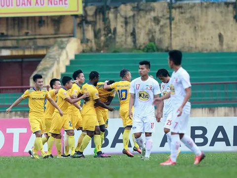 Sông Lam Nghệ An 2-0 Hoàng Anh Gia Lai (Vòng 10 V-League 2017)