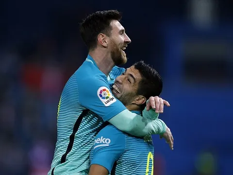 Song sát nổ súng, Barca đánh bại Atletico ngay tại Vicente Calderon