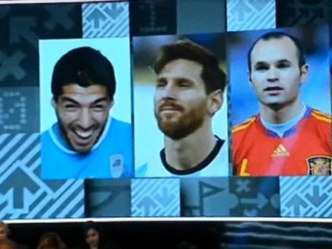 Suarez bị FIFA 'dìm hàng' trong lễ trao giải