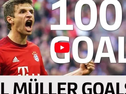 Tất cả 100 bàn thắng của Thomas Muller tại Bundesliga