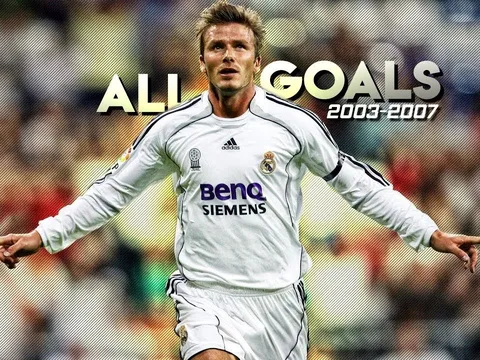Tất cả bàn thắng của David Beckham cho Real Madrid
