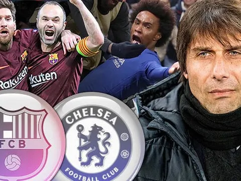 Conte tiếc đứt ruột khi Messi phá lưới Chelsea