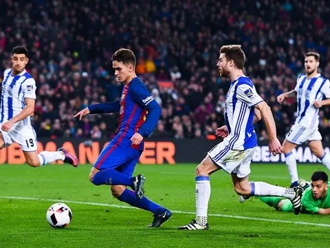Thắng dễ Sociedad, Barca lọt vào Bán kết cúp Nhà vua