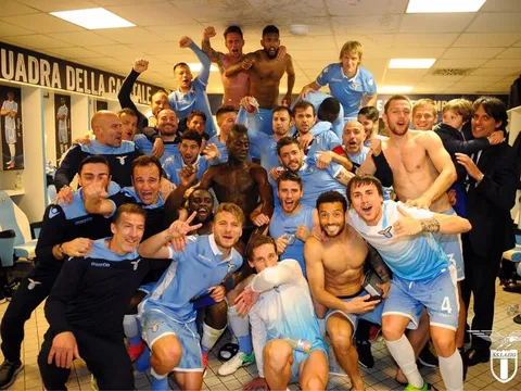 Thắng Roma, Lazio ăn mừng như những nhà vô địch