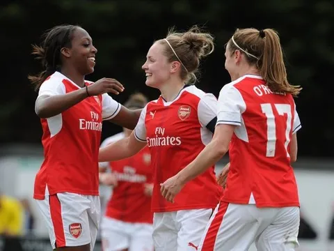 Thắng Tottenham 10-0, đội nữ lấy lại thể diện cho Arsenal