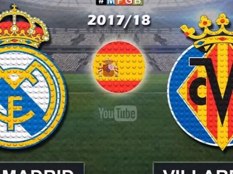 Thất bại của Real trước Villarreal theo phong cách Lego