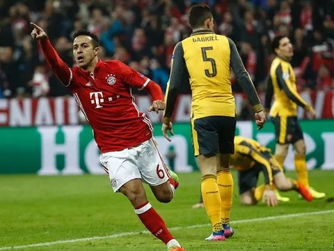 Thiago và khả năng đi bóng điêu luyện
