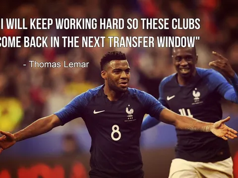 Thomas Lemar lên tiếng, đại gia Anh mừng thầm