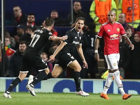 Thua sốc Sevilla, Man Utd ngậm ngùi chia tay giấc mơ Champions League