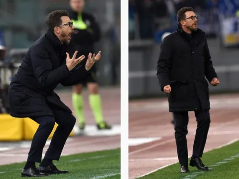 Thuyền trưởng Roma gào thét trong bất lực trước 10 người của Atalanta