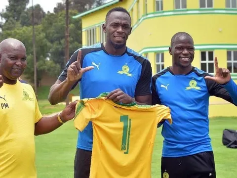 Tia chớp Usain Bolt CẬP BẾN nhà vô địch châu Phi