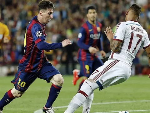 Tình huống Lionel Messi biến Jerome Boateng thành "gã hề"