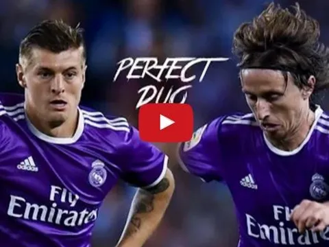 Toni Kroos & Luka Modric - cặp tiền vệ trung tâm hoàn hảo