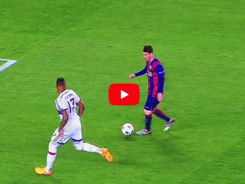 Top 10 bàn thắng có 1 không 2 của Lionel Messi