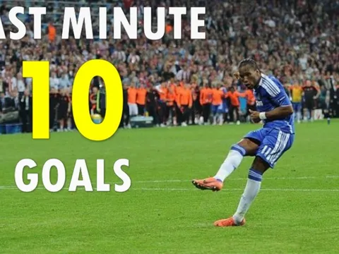 Top 10 bàn thắng phút cuối kinh điển của Chelsea
