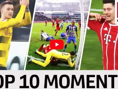 Top 10 khoảnh khắc ấn tượng nhất Bundesliga tháng Hai