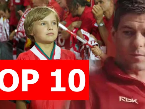 Top 10 khoảnh khắc hay nhất của Liverpool trong Will 2011