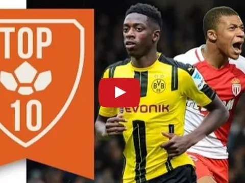 Top 10 sao trẻ đáng xem nhất mùa 2016/17
