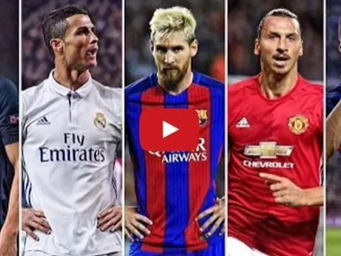 Top 10 tay săn bàn đỉnh nhất mùa 2016/17