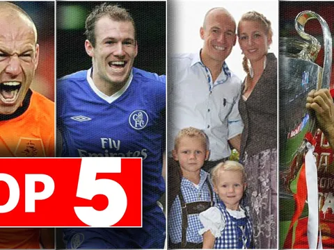 Top 5 điều siêu thú vị về Arjen Robben
