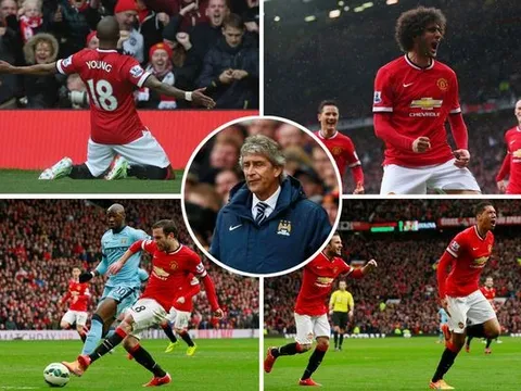 Trận cầu kinh điển: Manchester United 4-2 Manchester City (2014/15)