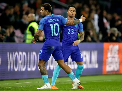 Trận ra mắt của Justin Kluivert trước Bồ Đào Nha