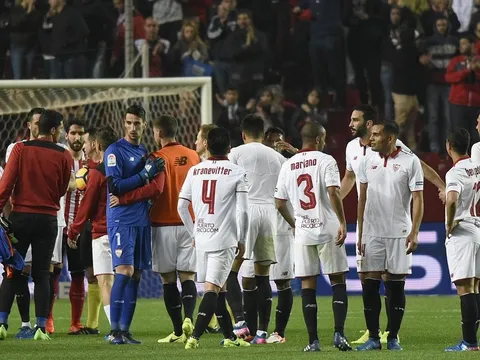 Trọng tài biếu không bàn thắng, Sevilla chính thức gia nhập cuộc đua đến ngôi vô địch La Liga
