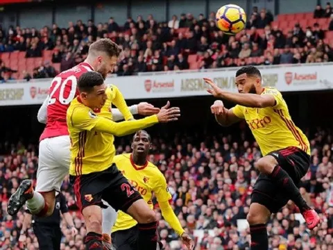 TRỰC TIẾP Arsenal 2-0 Watford: Aubameyang trả lễ, Mkhitaryan ghi bàn (KẾT THÚC)