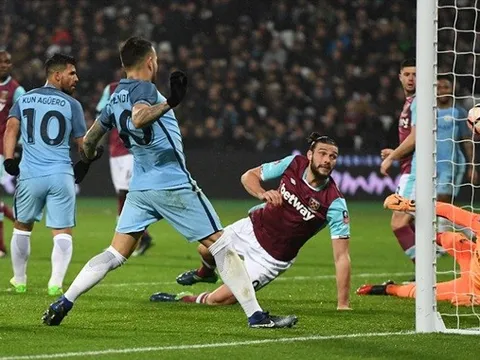 Tung đội hình chính, Man City đè bẹp West Ham ở vòng 3 FA Cup