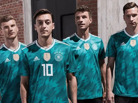Tuyển Đức tung áo World Cup 2018 đẹp rụng rời