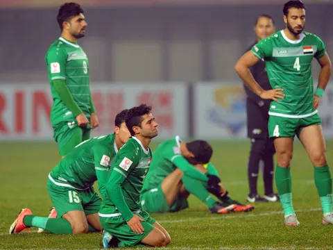 U23 Iraq bật khóc, lặng nhìn U23 Việt Nam ăn mừng chiến thắng