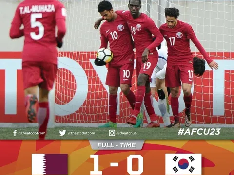 U23 Qatar 1-0 U23 Hàn Quốc (Tranh hạng ba U23 châu Á 2018)