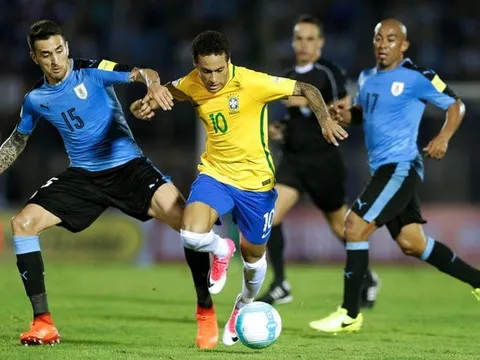 Uruguay 1-4 Brazil (vòng loại World Cup 2018)