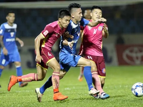 Minh Tuấn rực sáng, Than Quảng Ninh dễ dàng đánh bại Sài Gòn FC