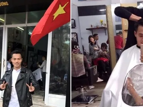 Văn Toàn đổi kiểu tóc đón năm mới 2017