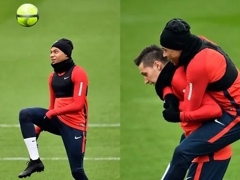 Vắng Neymar, Mbappe khuấy động sân tập PSG