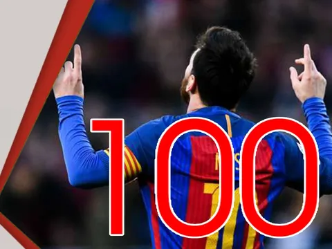 Vào ngày này | 16.1 | Messi và bàn thắng thứ 100 huyền thoại