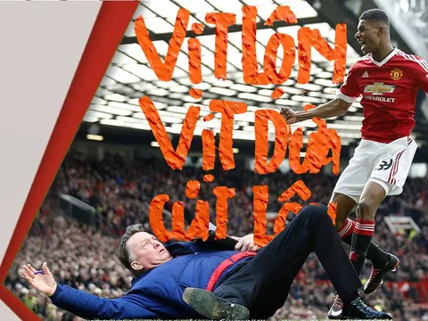 Vào ngày này |28.2| Kỷ niệm 1 năm van Gaal té "ngửa mặt lên"