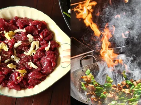 Vì sao xào thịt bò nhất định phải để lửa lớn?