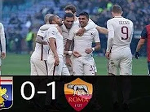 Video thắng lợi AS Roma 1-0 Genoa