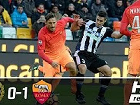 Video trận đấu Udinese 0-1 AS Roma