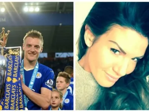 Vợ Vardy uống nhau thai của chính mình